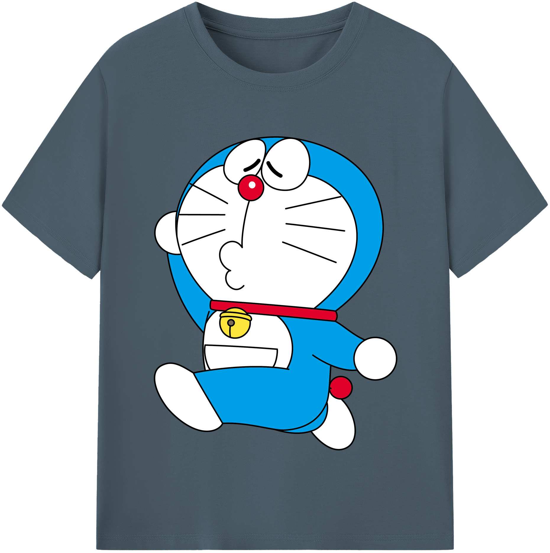 （画像用） ドラえもん Doraemon 綿100％半袖Tシャツ（フロントプリント）